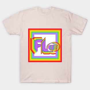 Fl@ rainbow 🌈 logo T-Shirt